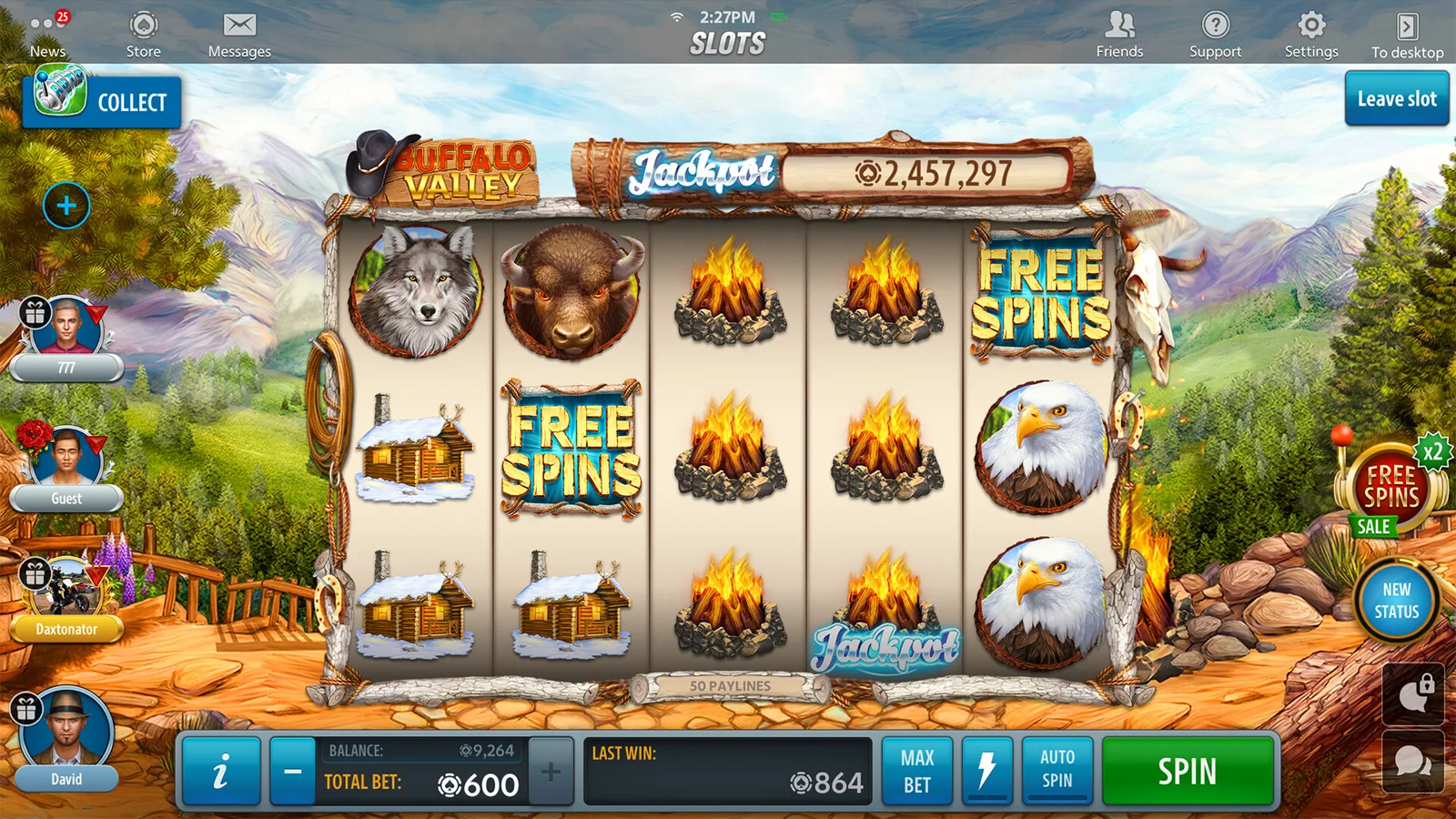 Tampilan permainan slot VM987 dengan gulungan dan simbol berwarna