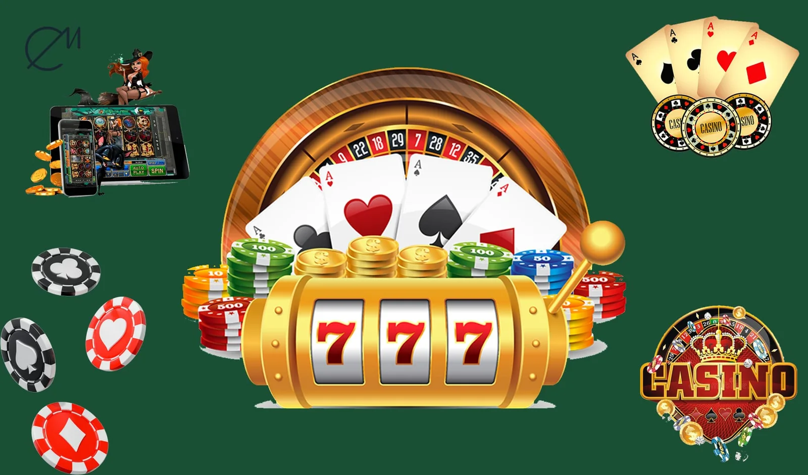 Tampilan hiburan digital untuk ruang bingo VM987