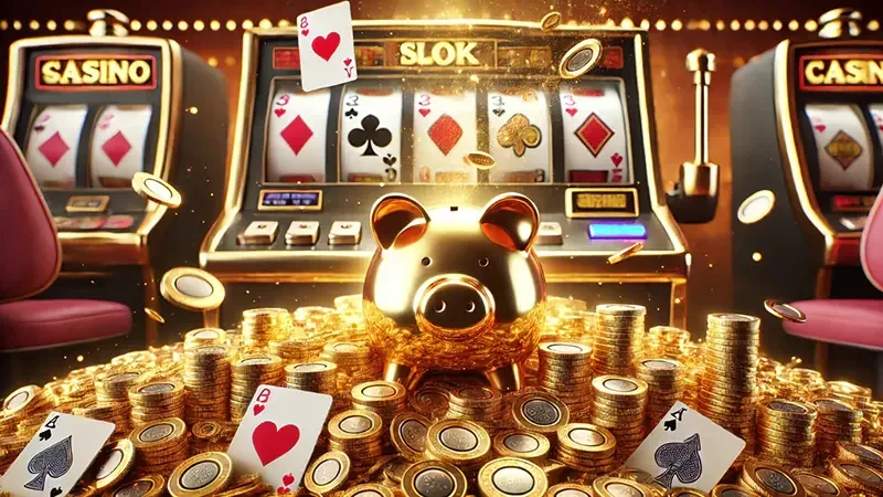 Antarmuka slot mobile dengan reel dan tombol kendali di layar